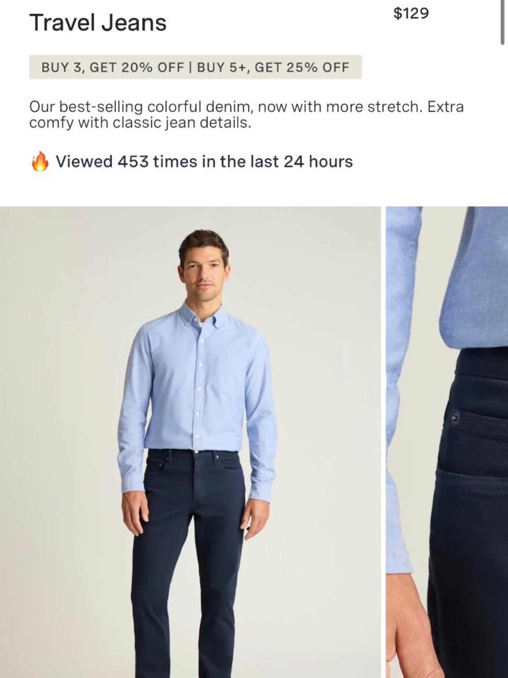 Men’s Bonobos Travel Jeans